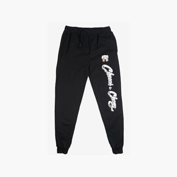 MENS CHEECH AND CHONG HOODIE JOGGER SET BLACK SIZE: M NEW - Picture 4 of 4